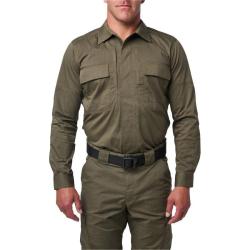 Chemise de service Flex-Tac TDU RP 5.11 Tactical &agrave; poches - Ranger Green / 2XL / Regular