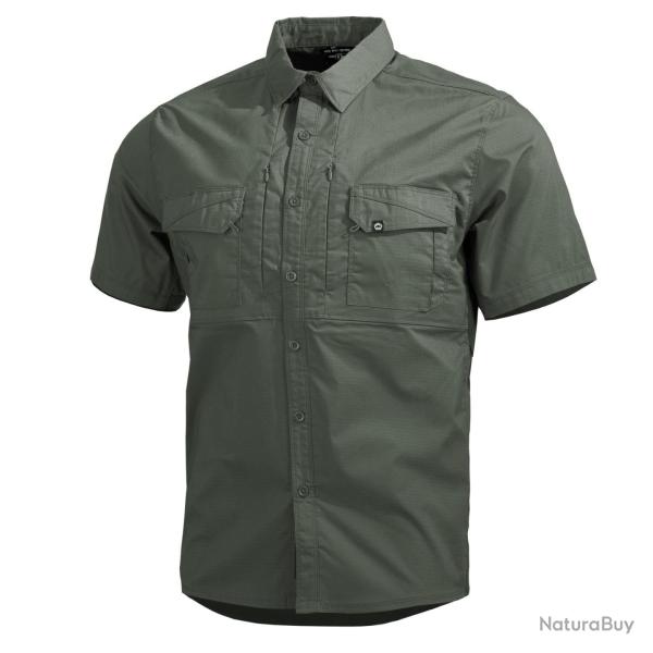 Chemise de terrain Pentagon Plato ripstop Ultra155 155 g/m� - Vert camo / XL