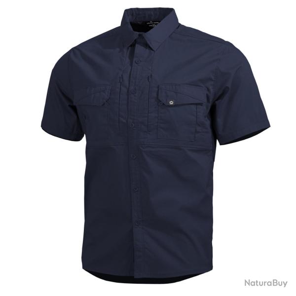 Chemise de terrain Pentagon Plato ripstop Ultra155 155 g/m� - Bleu nuit / M