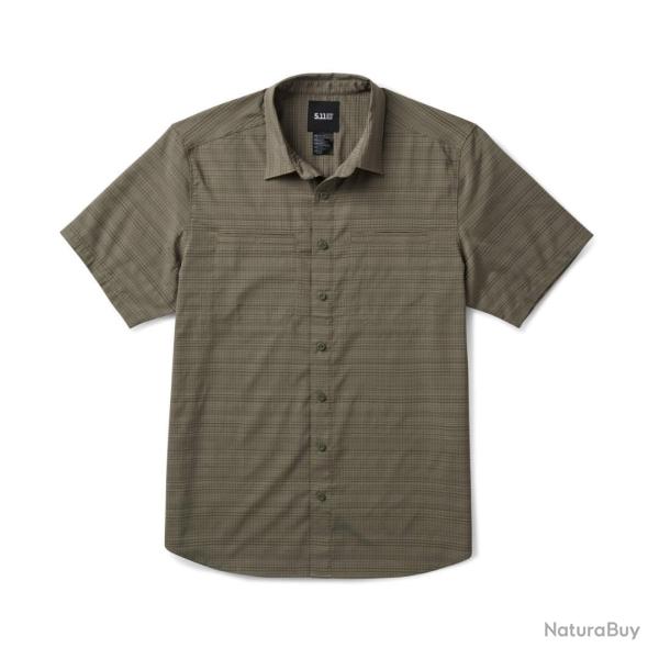 Chemise Ellis 5.11 Tactical manches courtes tissu Vent-Tac - Vert sauge / L