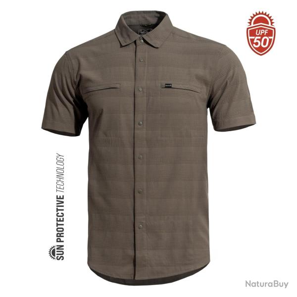 Chemise Pentagon Ripple anti-UV UPF 50+ norme EN 13758-1 180 g - Vert Ranger / M