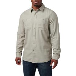 Chemise Victor 5.11 Tactical chambray extensible patte - Grey Blue Dk Wash / S / Regular