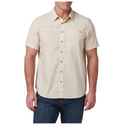 Chemise Wyatt 5.11 Tactical manches courtes popeline patte - Sand Dune / XL