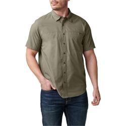 Chemise Wyatt 5.11 Tactical manches courtes popeline patte - Vert sauge / S