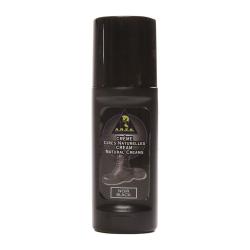 Cirage liquide Ares 75 ml avec applicateur int&eacute;gr&eacute; pour cuirs - Noir