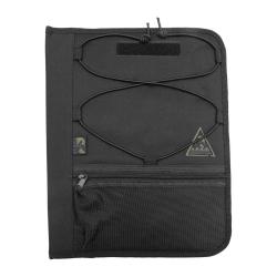 Classeur porte-documents A4 Ares &agrave; anneaux avec &eacute;lastique - Noir