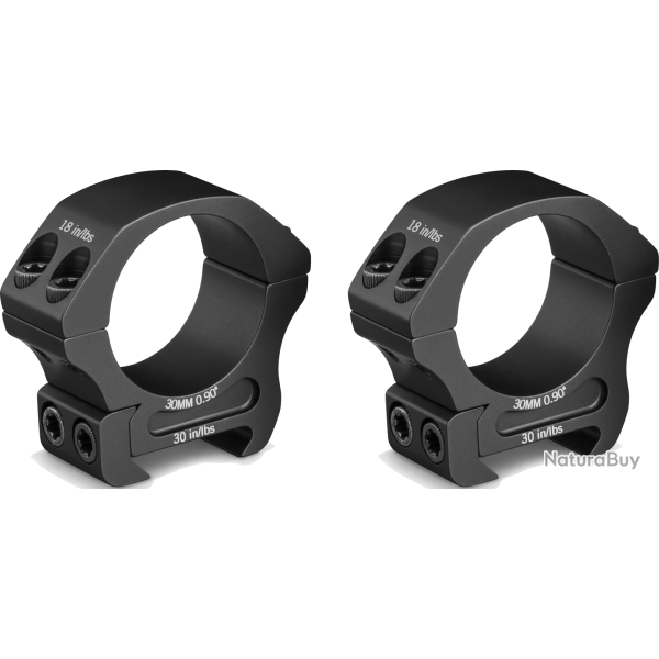 Collier 30mm Vortex Pro Series 140 g pour la reprise d'optique sur rail, sans usinage - Autre