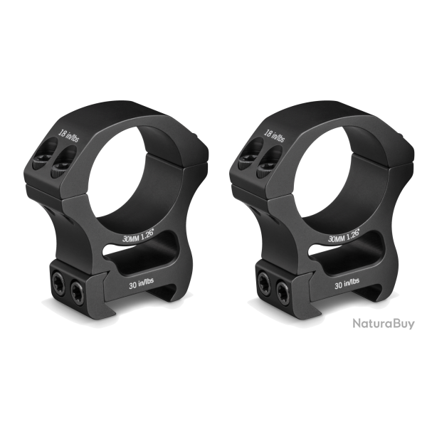 Collier 30mm Vortex Pro Series 140 g pour la reprise d'optique sur rail, sans usinage - Autre