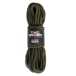 Corde multi-usage Tac Maven en polypropyl&egrave;ne diam&egrave;tre 10 mm - Vert olive / Taille unique