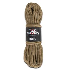 Corde multi-usage Tac Maven en polypropyl&egrave;ne diam&egrave;tre 10 mm - Coyote / Taille unique