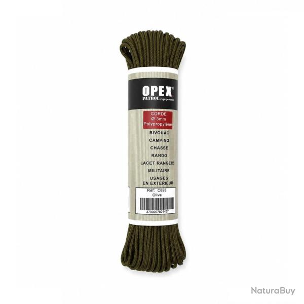 Corde para OPEX en polypropyl�ne tress� 15 m diam�tre 3 mm - Autre