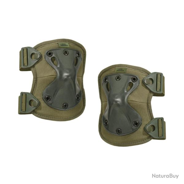 Coudi�res tactiques Tac Maven Tibia � coque TPU souple - Vert olive