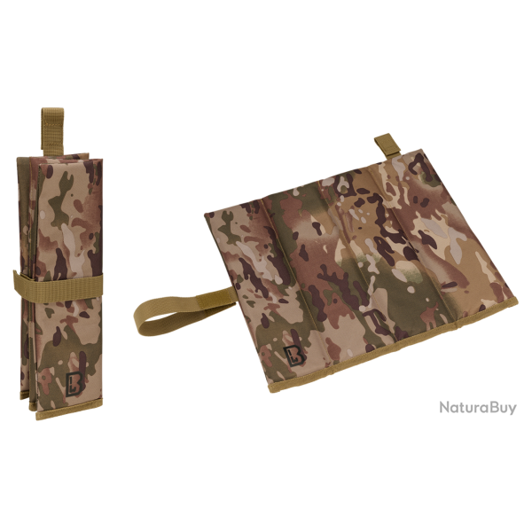 Coussin d'assise pliable Brandit Sit Mat 31 x 9 x 6 cm - Tactical Camo