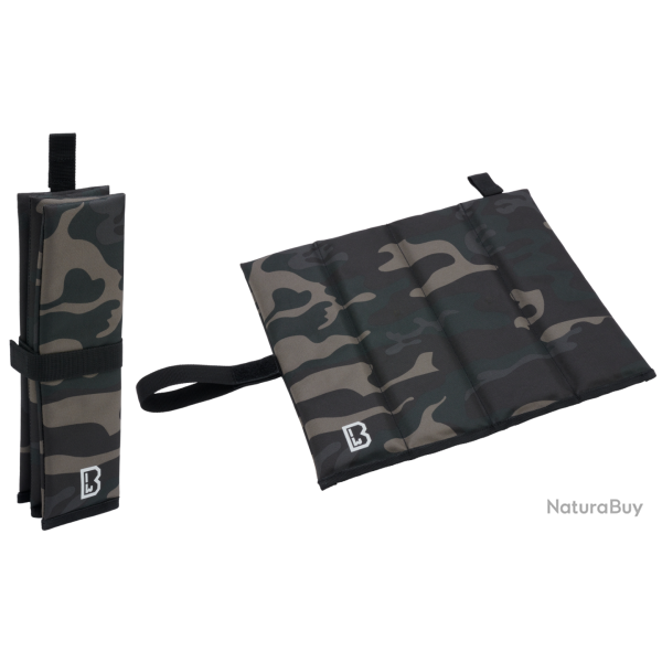 Coussin d'assise pliable Brandit Sit Mat 31 x 9 x 6 cm - Dark Camo
