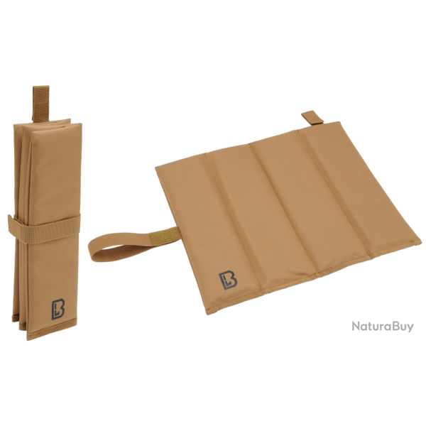 Coussin d'assise pliable Brandit Sit Mat 31 x 9 x 6 cm - Camel