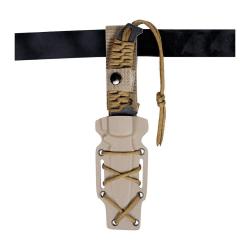 Couteau &agrave; lame fixe Ares Ironblade manche paracorde 20,7 cm - Autre