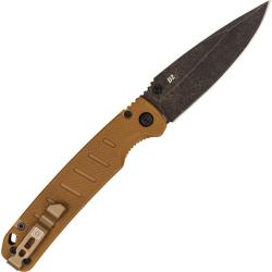 Couteau pliant 5.11 Tactical Braddock acier D2 lame drop point - Noir