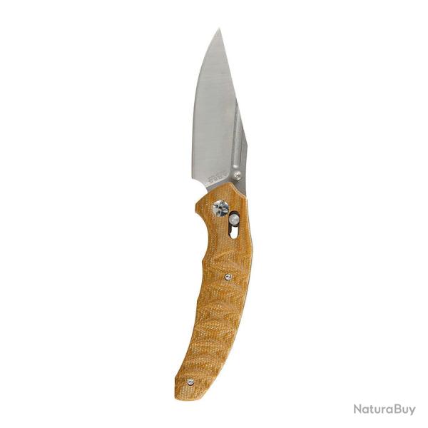 Couteau pliant Ares Bush Lord verrouillage par axe mobile - Coyote