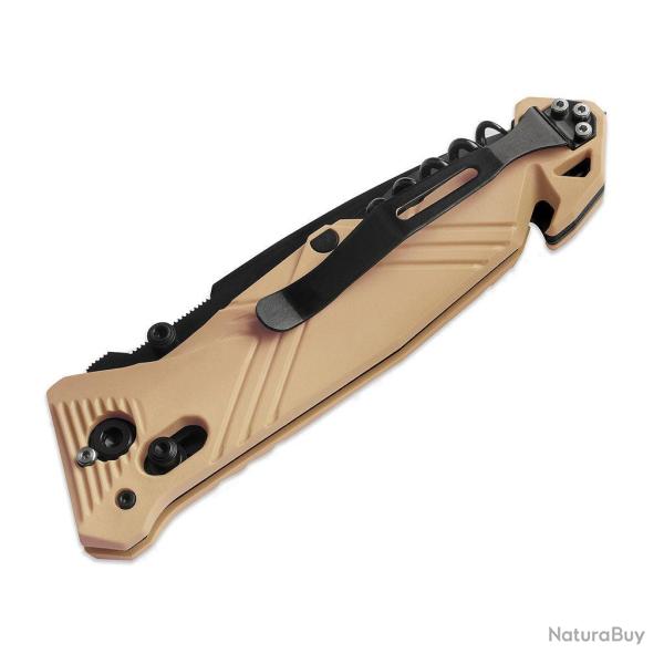 Couteau pliant Ares CAC arm�e fran�aise lame Nitrox - Coyote