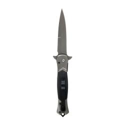 Couteau pliant Ares SAS-Force lame 9 cm &agrave; ouverture assist&eacute;e - Noir
