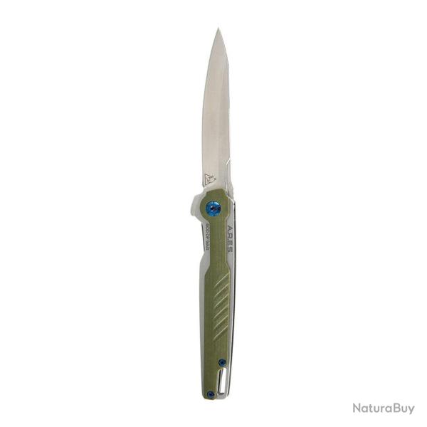 Couteau pliant Ares Strix lame de 8,5 cm livr� avec sa - Kaki