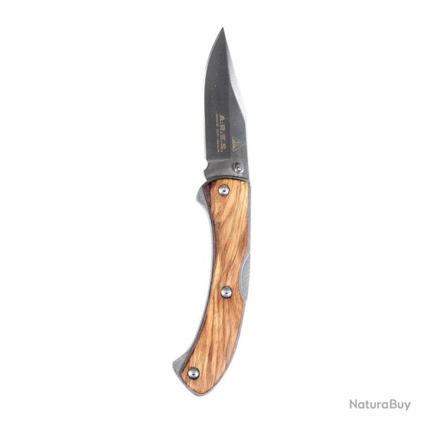 Couteau pliant Ares Wood Iron manche bois longueur d�pli�e - Autre
