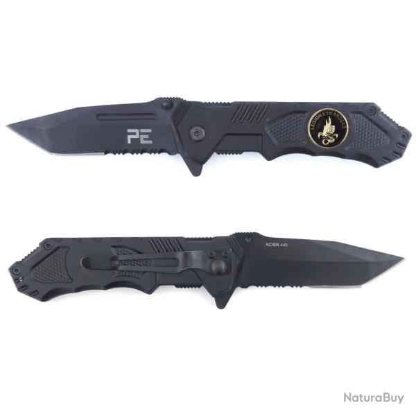 Couteau pliant OPEX Survival L�gion acier inoxydable - Noir