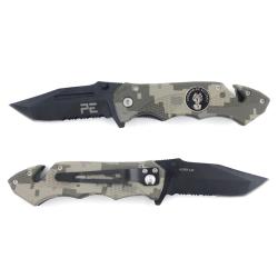 Couteau pliant Patrol Equipement Survival Gendarmerie - Camouflage / GD D&Eacute;PARTEMENTALE