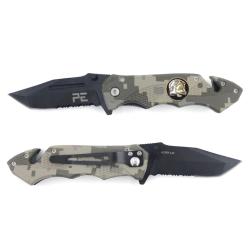 Couteau pliant Survival Sapeurs-Pompiers - Camouflage