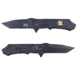 Couteau pliant Survival Sapeurs-Pompiers - Noir
