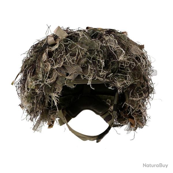 Couvre-casque Ghillie Ares pour casque FELIN fibres longues - Autre