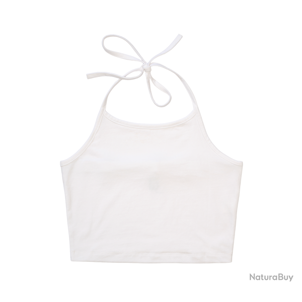 D�bardeur Brandit coupe femme en jersey simple bretelles - Blanc / XL