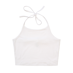 D&eacute;bardeur Brandit coupe femme en jersey simple bretelles - Blanc / 2XL