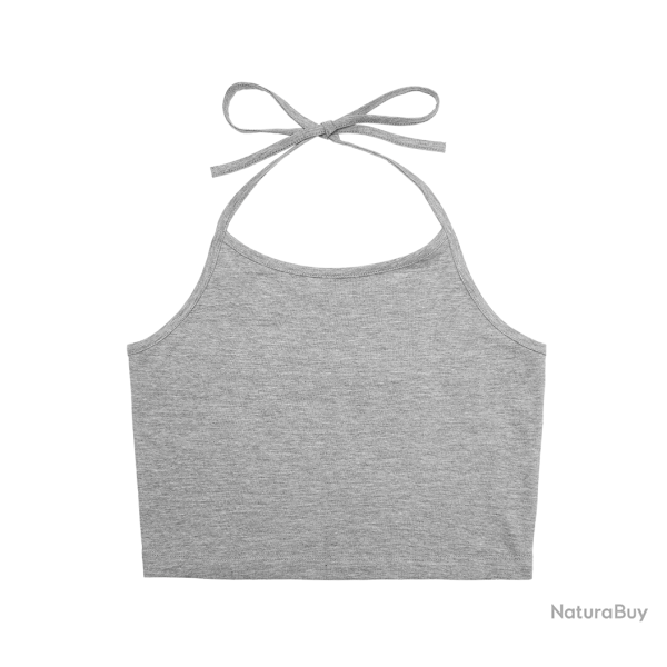 D�bardeur Brandit coupe femme en jersey simple bretelles - Gris chin� / L