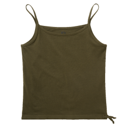 D&eacute;bardeur Brandit Lilly coupe femme en coton &eacute;lasthanne - Vert olive / XS