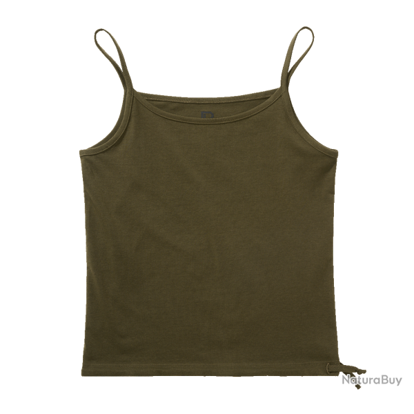 D�bardeur Brandit Lilly coupe femme en coton �lasthanne - Vert olive / XS