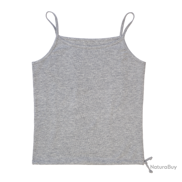 D�bardeur Brandit Lilly coupe femme en coton �lasthanne - Gris chin� / S
