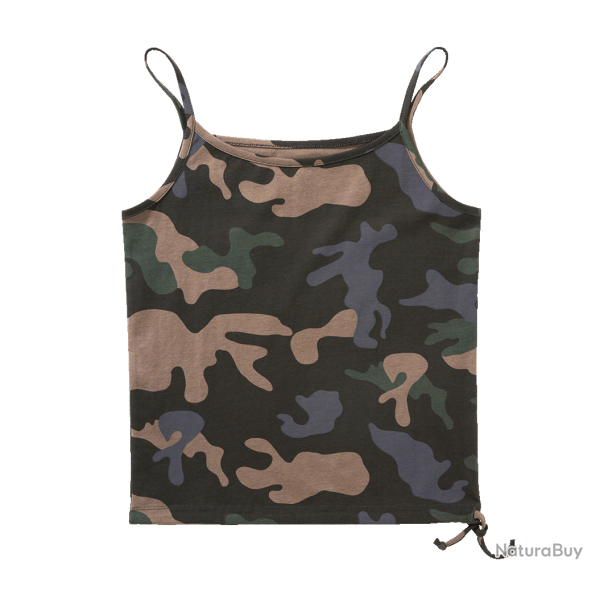 D�bardeur Brandit Lilly coupe femme en coton �lasthanne - Dark Camo / 4XL