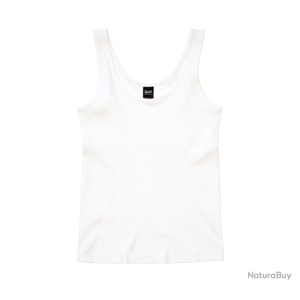 D�bardeur Brandit Mya coupe femme en maille c�tel�e - Blanc / 3XL