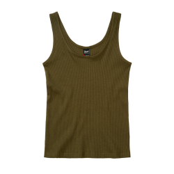 D&eacute;bardeur Brandit Mya coupe femme en maille c&ocirc;tel&eacute;e - Vert olive / 3XL