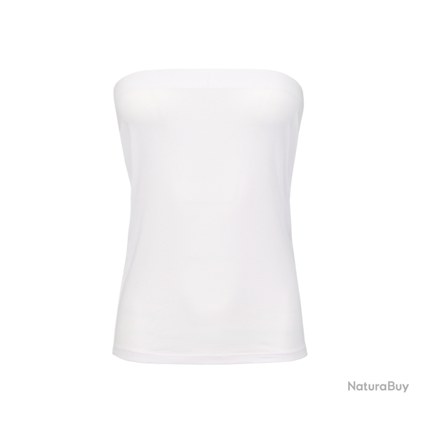 D�bardeur jupe Brandit deux en un en coton �lasthanne certifi� - Blanc / XL