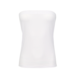D&eacute;bardeur jupe Brandit deux en un en coton &eacute;lasthanne certifi&eacute; - Blanc / 2XL