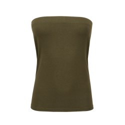 D&eacute;bardeur jupe Brandit deux en un en coton &eacute;lasthanne certifi&eacute; - Vert olive / XL