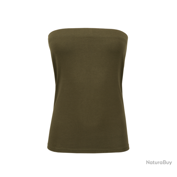 D�bardeur jupe Brandit deux en un en coton �lasthanne certifi� - Vert olive / 2XL