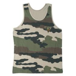 D&eacute;bardeur OPEX &agrave; motif imprim&eacute; brod&eacute; 2e REP jersey coton - Autre / XL