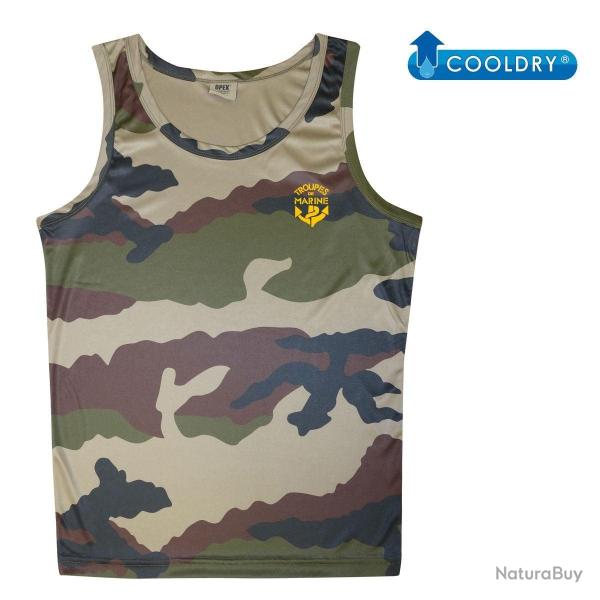 D�bardeur OPEX Cooldry s�rigraphi� Troupes de Marine polyester - Autre / L