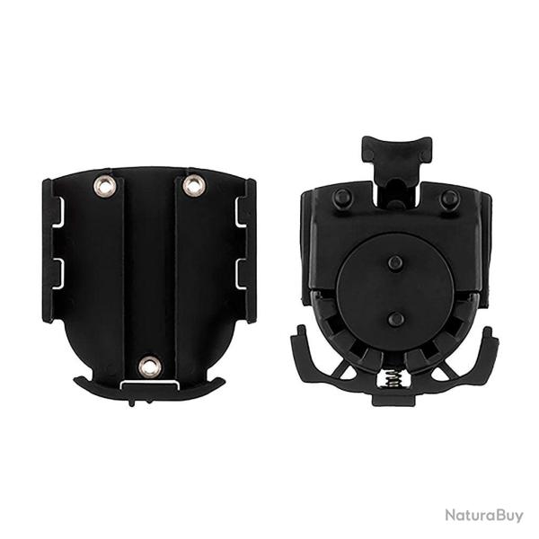 Dispositif rotatif amovible King Cobra deux parties rotation - Noir