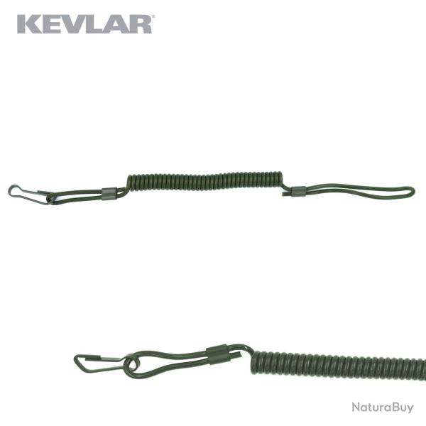 Dragonne d'arme de poing � c�ble en Kevlar masse de 20 g - Vert