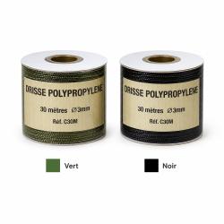 Drisse polypropyl&egrave;ne OPEX 3 mm x 30 m pour bivouac, haubanage - Vert