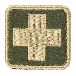 &Eacute;cusson brod&eacute; Ares &agrave; croix m&eacute;dicale basse visibilit&eacute; 5 x 5 cm - Autre